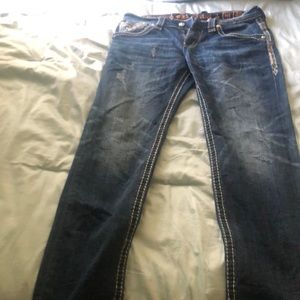 34/32 men’s rock revival straight